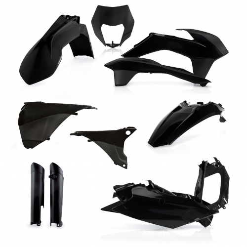 KIT PLÁSTICOS COMPLETO ACERBIS KTM EXC / EXC-F 2016 PRETO